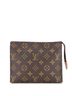 Louis Vuitton 100% Coatead Canvas Brown Toiletry Pouch Monogram Canvas 19 One size - photo 1