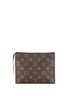 Louis Vuitton 100% Coatead Canvas Brown Toiletry Pouch Monogram Canvas 19 One size - photo 3