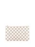Louis Vuitton 100% Coatead Canvas White Neverfull Pochette Damier Large One size - photo 1