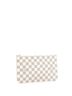Louis Vuitton 100% Coatead Canvas White Neverfull Pochette Damier Large One size - photo 3