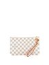 Louis Vuitton 100% Coatead Canvas White Neverfull Pochette Damier Large One size - photo 4