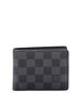 Louis Vuitton 100% Coatead Canvas Black Slender ID Wallet Damier Graphite One size - photo 1