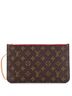 Louis Vuitton 100% Coatead Canvas Brown Neverfull Pochette Monogram Canvas Large One size - photo 1