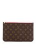 Louis Vuitton 100% Coatead Canvas Brown Neverfull Pochette Monogram Canvas Large One size - photo 1