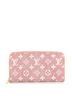 Louis Vuitton 100% Denim Pink Zippy Wallet Monogram Jacquard Denim One size - photo 1
