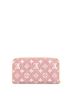 Louis Vuitton 100% Denim Pink Zippy Wallet Monogram Jacquard Denim One size - photo 4