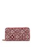 Louis Vuitton 100% Cotton Red Zippy Wallet Limited Edition Since 1854 Monogram Jacquard One size - photo 1