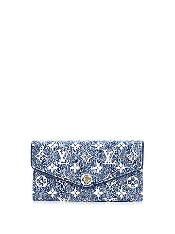 Louis Vuitton Sarah Wallet NM Monogram Jacquard Denim (view 1)