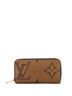 Louis Vuitton 100% Coatead Canvas Brown Zippy Wallet Reverse Monogram Giant One size - photo 1