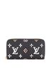 Louis Vuitton 100% Coatead Canvas Black Zippy Wallet Wild at Heart Monogram Giant One size - photo 1