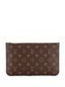Louis Vuitton 100% Coatead Canvas Brown Neverfull Pochette Monogram Canvas Large One size - photo 1