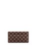Louis Vuitton 100% Coatead Canvas Brown Sarah Wallet NM Damier One size - photo 4