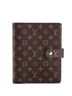 Louis Vuitton 100% Coatead Canvas Brown Ring Agenda Cover Monogram Canvas GM One size - photo 1