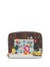 Louis Vuitton 100% Coatead Canvas Brown Zippy Coin Purse Limited Edition Vivienne Xmas Monogram Canvas One size - photo 1