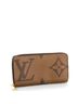 Louis Vuitton 100% Coatead Canvas Brown Zippy Wallet Reverse Monogram Giant One size - photo 3