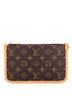 Louis Vuitton 100% Coatead Canvas Brown CarryAll Pochette Monogram Canvas MM One size - photo 1