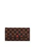 Louis Vuitton 100% Coatead Canvas Brown Emilie Wallet Damier One size - photo 1