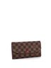 Louis Vuitton 100% Coatead Canvas Brown Emilie Wallet Damier One size - photo 3