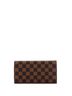 Louis Vuitton 100% Coatead Canvas Brown Emilie Wallet Damier One size - photo 4