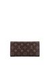 Louis Vuitton 100% Coatead Canvas Brown Emilie Wallet Monogram Canvas One size - photo 4