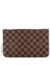 Louis Vuitton 100% Coatead Canvas Brown Neverfull Pochette Damier Large One size - photo 1