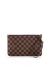 Louis Vuitton 100% Coatead Canvas Brown Neverfull Pochette Damier Large One size - photo 4