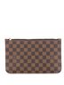 Louis Vuitton 100% Coatead Canvas Brown Neverfull Pochette Damier Large One size - photo 1