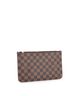 Louis Vuitton 100% Coatead Canvas Brown Neverfull Pochette Damier Large One size - photo 3