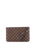 Louis Vuitton 100% Coatead Canvas Brown Neverfull Pochette Damier Large One size - photo 4