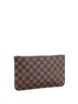 Louis Vuitton 100% Coatead Canvas Brown Neverfull Pochette Damier Large One size - photo 3