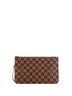 Louis Vuitton 100% Coatead Canvas Brown Neverfull Pochette Damier Large One size - photo 1