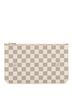 Louis Vuitton 100% Coatead Canvas White Neverfull Pochette Damier Large One size - photo 1
