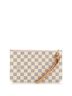 Louis Vuitton 100% Coatead Canvas White Neverfull Pochette Damier Large One size - photo 4