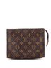 Louis Vuitton 100% Coatead Canvas Brown Toiletry Pouch Monogram Canvas 19 One size - photo 1