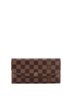 Louis Vuitton 100% Coatead Canvas Brown Emilie Wallet Damier One size - photo 1