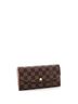 Louis Vuitton 100% Coatead Canvas Brown Emilie Wallet Damier One size - photo 4