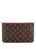 Louis Vuitton 100% Coatead Canvas Brown Neverfull Pochette Monogram Canvas Large One size - photo 1