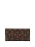 Louis Vuitton 100% Coatead Canvas Brown Emilie Wallet Monogram Canvas One size - photo 1