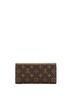 Louis Vuitton 100% Coatead Canvas Brown Emilie Wallet Monogram Canvas One size - photo 4