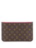 Louis Vuitton 100% Coatead Canvas Brown Neverfull Pochette Monogram Canvas Large One size - photo 1