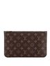 Louis Vuitton 100% Coatead Canvas Brown Neverfull Pochette Monogram Canvas Large One size - photo 1