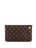 Louis Vuitton 100% Coatead Canvas Brown Neverfull Pochette Monogram Canvas Large One size - photo 4