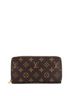 Louis Vuitton 100% Coatead Canvas Brown Zippy Wallet Monogram Canvas One size - photo 1