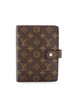 Louis Vuitton 100% Coatead Canvas Brown Ring Agenda Cover Monogram Canvas MM One size - photo 1