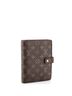 Louis Vuitton 100% Coatead Canvas Brown Ring Agenda Cover Monogram Canvas MM One size - photo 3