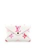 Louis Vuitton 100% Coatead Canvas White Pink Kirigami Pochette By The Pool Monogram Watercolor Giant MM One size - photo 1