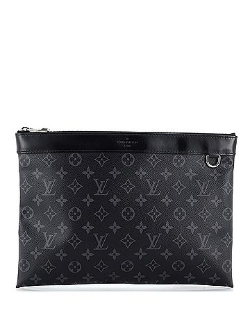 Louis Vuitton Discovery Pochette Monogram Eclipse Canvas GM (view 1)