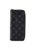 Louis Vuitton 100% Coatead Canvas Black Zippy Wallet Monogram Eclipse Canvas Vertical One size - photo 1