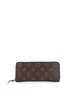 Louis Vuitton 100% Coatead Canvas Brown Clemence Wallet Monogram Canvas One size - photo 1