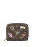 Louis Vuitton 100% Coatead Canvas Brown Zippy Coin Purse Limited Edition Love Lock Monogram Canvas One size - photo 1
